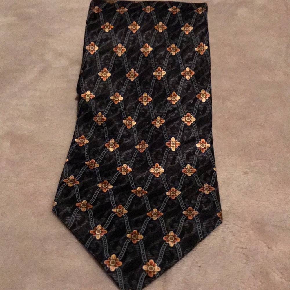 Ermenegildo Zegna mens silk necktie